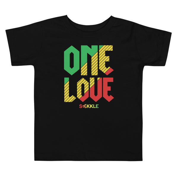 One Love Stripe Toddler Tee